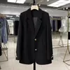 Ternos femininos 2024 primavera outono mulheres blazer senhoras negócios trabalho wear manga longa único botão sólido jaqueta formal feminino outerwear topo