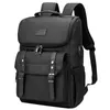 Sac à dos pour hommes, sacoche pour ordinateur portable, carnet d'affaires, chargeur USB, coréen, multifonction, Oxford rétro, voyage, école