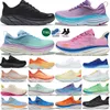 Clifton 8 Scarpe da corsa Scarpe da donna Clifton 9 Bondi 8 Scarpe da ginnastica Summer Song Triple Bianco Nero Peach Whip Azzurro Scarpe da ginnastica sportive 36-45