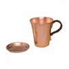 Mugs Handmade Hammered Moscow Mule Mug Pure Red Copper Cofee Wine Beer Cup Milk Tumbler For Mules