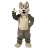 2024 Super Leuke Hot Wolf mascotte kostuums halloween hond mascotte karakter vakantie Hoofd fancy party kostuum volwassen grootte verjaardag