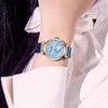 MINI FOCUS Fashion Light Luxury Diamond Set Beimu Steel Band Japanese Movement Waterproof Watch Women's 0227L