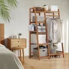 Support à vêtements au sol, rangement de cuisine, présentoir Portable de vente au détail, cintre pour vêtements, organisation multifonctionnelle du linge