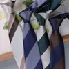 Designer Tie Silk Trendy Mens Striped Hand Knotted British Brown Green Blue Suit Shirt Versatile {category}