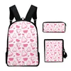 Рюкзак Harajuku Fruit 3D Print 3PCS/SET STUCK SCOUL SCHOOL BAGS НАДЕЛА