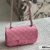 Woc srebrna torba łańcucha kulowa designerka dla kobiet na ramię skórzana diamentowy sprzęt metalowy metalowy klamra luksusowa karta TOTE Regulowana łańcuch crossbody torebka makijażu 20 cm