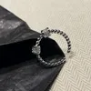śrubowe pierścienie Carter Otwarcie proste modne wszechstronne pierścień żeński projekt designu mniejszościowy palcem wskazująca luksusowe ręczne ręka 3860