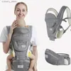 Carriers Slings Backpacks Ergonomic Baby Supplies Baby Carrier With Hip Seat Soft Cotton 3 In 1 Baby Carrier With Stool For Newborn At Home Outdoor Travel L240318