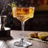 Wine Glasses 1/2pcs European Style Carved Cocktail Glass Bar Cup Mojito Drinking Goblet Martini