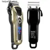 Elektrische Ruckeher Kemei Herren Electric Scissor Professional Scissor USB Quick Ladeschere mit LCD -Display Q240318