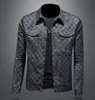 236L 디자이너 재킷 남자 긴 슬리브 격자 무늬 고급 재킷 블랙 남성 재킷 코트