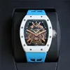 047 New Samurai Armor Motre Be Luxe Manual Mechanical Movement Ceramic Case Case Watch Men Watches Wristwatches Relojes