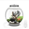 Classic 15 Aquarium with MCR Light - 4 Gallon Silver 240314