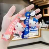 2024 Creative Cartoon KT Doll Neychain Pink Cat Pendant Dropp Lim Par Female Bag Personlig liten present Pendant Partihandel