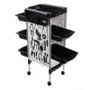 Tools Hair Salon Rolling Trolley Cart Appliance Holders Spa Hairdressing Trolley Hair Styling Storage Station Tool Cart Barber Tool