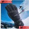 Skidhandskar Mens Winter Glove Outdoor Sport Snowboard Snowmobile Motorcykel Ridning Vindtät vattentät uni Drop Delivery Sports Outdoo Dhnxc