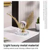 Decorative Figurines Crystal Sphere Eagle Spreading Wings Ornaments Unique Ball For Home Bedroom Table Living Room Garden