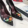 Scarpe formali da donna con cinturino posteriore con tacco a gatto scarpe in pelle con plateau da 6,5 cm Borsa da polvere classica da esterno Monolith nera Cloudbus da donna 35-41