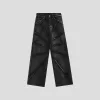 Pantaloni Nuovi coppie nazionali Tide Coppia American Raw Edge Mulino Lavato jeans Y2K in stile punk gotico tubo dritto sciolto produrre vecchi pantaloni