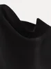 Sexy nero spaccato senza maniche spalline aderente Dres cerniera sottile abiti midi 2024 elegante abito da festa femminile 240312