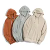 Vêtements de travail pull à capuche gris américain Vintage Amikaki manteau à capuche de sport pour hommes printemps
