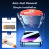 Easy Install Dust Free Tempered Glass Film For Redmi Note 12 Turbo 11 11t 11e 10 9 9s 8 6 Pro Plus 4G 5G Premium Screen Protector Auto-Dust Removal Kit +retail box