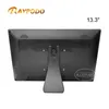 Raypodo Wall Mount 13.3 인치 안드로이드 11 포블 태블릿 PC 흑백 또는 흰색