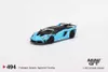 Diecast Model Cars Mini GT 1 64 Lambo LB-Silhouette Works Aventador GT Evo Baby Blue Model Carl2403