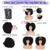 合成ウィッグショートヘアブロンドウィッグアフロキンキーカーリーウィッグ黒人女性コスプレロリータシンセティックナチュラルグローレスブラウンミックス240329のための前髪