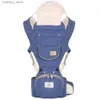 Carriers Slings Backpacks Ergonomic Baby Supplies Baby Carrier With Hip Seat Soft Cotton 3 In 1 Baby Carrier With Stool For Newborn At Home Outdoor Travel L240318