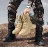 HBP Non-Brand Herren Outdoor Klettern Training Wasserdicht Taktische Stiefel Sport Camping Wandern Atmungsaktiv Kampf Hohe Knöchel