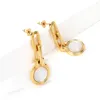 Stud Earrings Chain Drop For Women Pearls Cute Long Gold Color Dangle Earings Fashion Jewelry Brincos