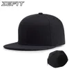 Full Close Blank hela stängningen Kvinnor Män fritid Flat BRIM Bill Hip Hop Custom Baseball Cap High Quality Fited HAT2609