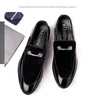 HBP Non-Brand New Design Soft Suede Patent Leather Casual Dress Shoes Oxfords Loafers Formal Wedding Mens Shoes