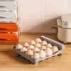 Butelki do przechowywania dwukrotnie warstwy uchwyt jajka pojemność podwójna warstwowa pudełko z 32 siatkami przezroczysty widoczny projekt kuchni