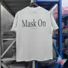 T-shirts pour hommes 24SS coton de haute qualité IH NOM UH NIT T-shirt Masque de blocage coloré Portrait à manches courtes 1 1 Hip Hop Street T-shirt pour hommes J240316