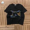 Herr t-shirts high street ultra fin geometrisk mönster tryck cav tip c.e mens svart t-shirt kvinnor svart t-shirt j240316