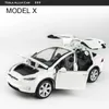 Diecast Model Cars New 1 32 Tesla Model X Model 3 Model S Alloy Car Model Diecasts Toy Vehicles Toy Cars Kid Toys For Children Gifts Boy Toyl2403