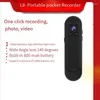 Mini Logger HD Digital 1080P Telecamera grandangolare con rilevamento del movimento scatta in nero