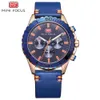 men's Japanese Movement False Three Eyes Night Glow Waterproof Genuine Leather Watch Strap 0007G