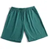 Heren Shorts Mannen Katoen Boxer Gestreepte Sport Onderbroek Lenthen Zachte Trunks Elasticiteit Midden Taille Pyjama Adem Bodems Dragen