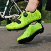 Calçados masculinos spd velocidade bicicleta sapatos esportivos selflocking estrada inferior scooter sapatos leve mtb mountain bottom offroad ciclismo sapatos