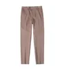 Mens Dress Pants Fashion Belt Design Sticked Set Pants Simple Large Elegant Mens Formal Mens Pants High Quality Sales 240318