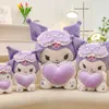 Cartone animato 35 cm abbraccio amore piccolo diavolo Peluche Bambole farcite Anime Regali di compleanno Decorazione della camera da letto di casa Buona qualità