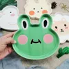 Dinnerware Sets Cartoon Animal Dish Tray Creative Tableware Ceramic Plate Serving Snack