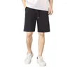 Shorts masculinos verão algodão homens cor sólida absorção de suor e respirável calcinha casual tamanho tamanho m a 5xl