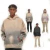 Vêtements pour hommes 2024 printemps automne nouveau produit 360g lavé usé bord poli marque à la mode sweat à capuche pour hommes