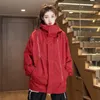 Jaquetas Masculinas Sring Outono Ao Ar Livre À Prova D 'Água Mountaineer Work Jacket Homens Mulheres Moda Tendência Solta Com Capuz Casual Alta Qualidade Hip Hop Casaco