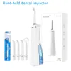 Oral Irrigators Dental Cleaning Oral Irrigator laddningsbar irrigator som används för Dental Sink Portable Dental Water Pump 180 ml Dental Irrigator J240318