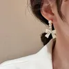 Dangle Earrings Korean Earingsファッションジュエリー模倣Womeアクセサリーのパールボウステートメントスタッドペンディエンテス卸売